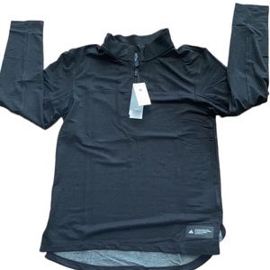 ⚡️Adidas  AeroReady  Urban Global Men’s 1/4 zip lght wt pullover in compass wash